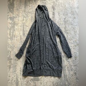 Hooded Cardigan Cover up with Comfy Fit and Pockets Large